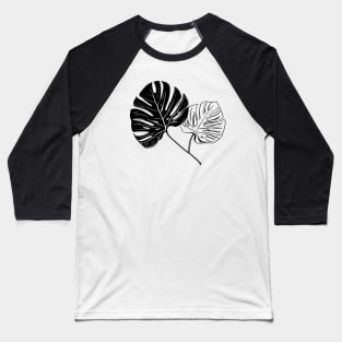 Monstera Leaf Baseball T-Shirt